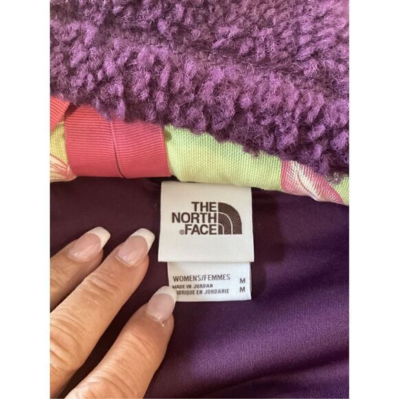 The North Face Womens Ridge Full Zip Hoodie Sz M BlackBerry Wine - Picture 5 of 9